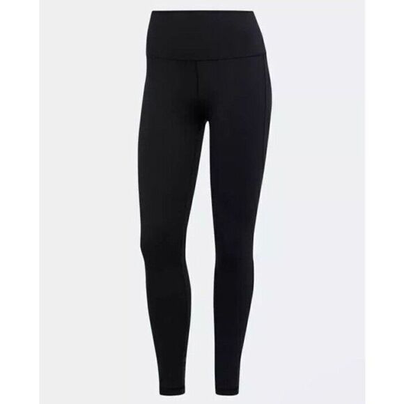 ADIDAS Women's Sz XSmall YOGA Studio 7/8 High-Rise Tight Leggings NWT Black - Picture 10 of 14